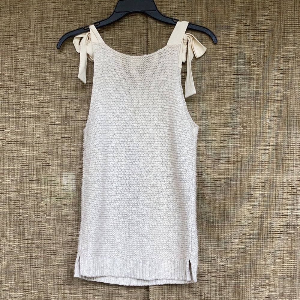 Madewell cotton linen knit top off white - Picture 6 of 6